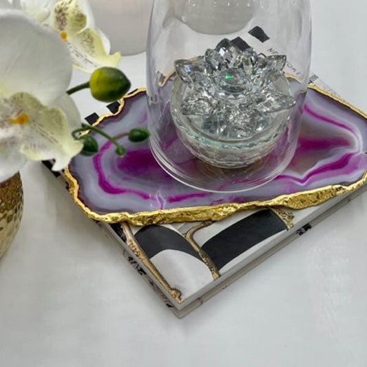 Agate Platters - Glitzy Glam Home Decor