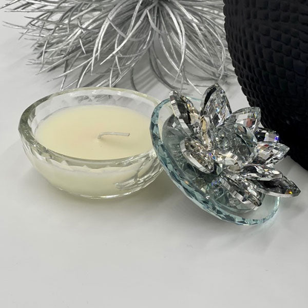 Lotus Box Candle (SM) - Glitzy Glam Home Decor